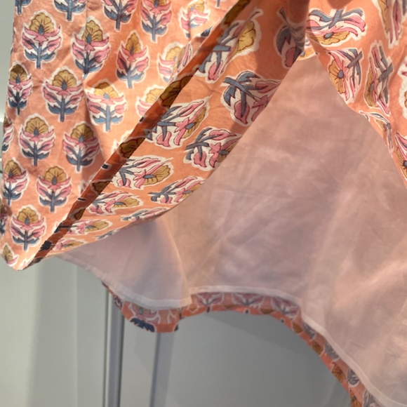 Marea by Liz Joy coral multi midi skirt - Picture 8 of 8